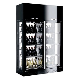 Винный шкаф Enofrigo WINE LIBRARY 2P 4V H260 P60 (A1WL4V2P266P/421) черный