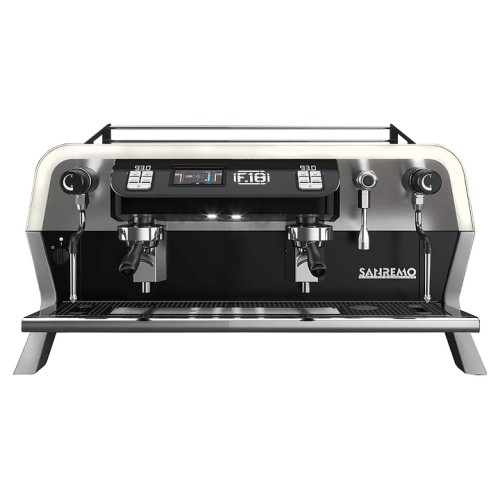 Кофемашина Sanremo F18 2 высокие гр. белая