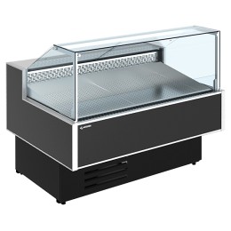 Витрина холодильная CRYSPI Gamma Quadro SN FISH 1200 LED (с боковинами)