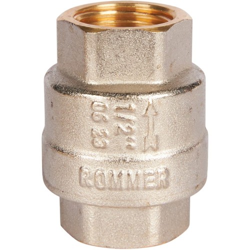 ROMMER RVC-0001-000015 ROMMER 1/2 Клапан обратный пружинный муфтовый с металлическим седлом