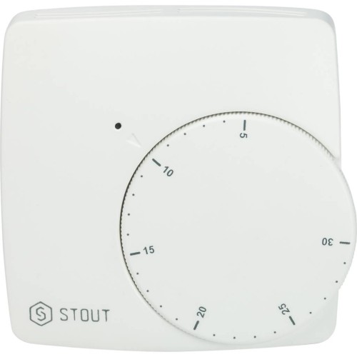 STOUT STE-0002-000003 проводной электронный термостат WFHT-BASIC со светодиодом