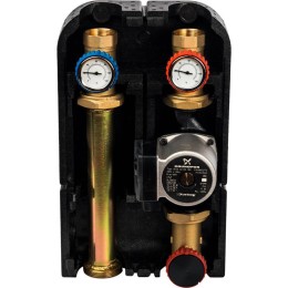 STOUT SDG-0001 Насосная группа с прямым контуром 1 1/4" с насосом Grundfos UPSO 32-65 в теплоизоляции DN 32