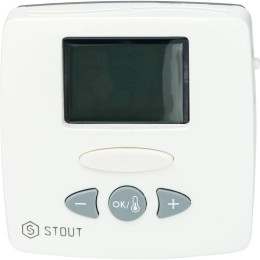 STOUT STE-0002-000015 термостат комнатный электронный WFHT-LCD. С выносным датчиком