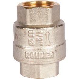 ROMMER RVC-0002-000015 ROMMER 1/2 Клапан обратный пружинный муфтовый с пластиковым седлом