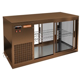 Витрина холодильная HICOLD VRL T 1300 L Bronze