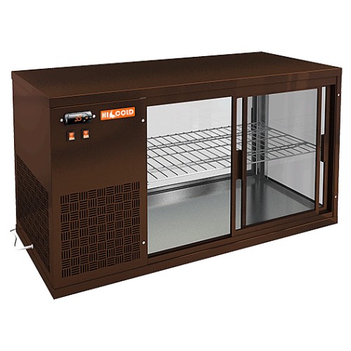 Витрина холодильная HICOLD VRL 900 L Brown