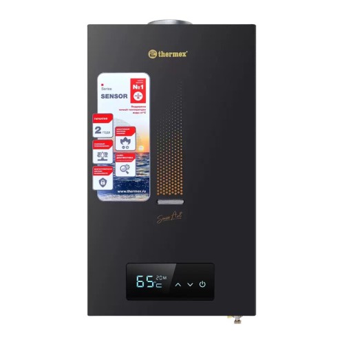 Газовый проточный водонагреватель Thermex S 20 MD Sensor Art Black