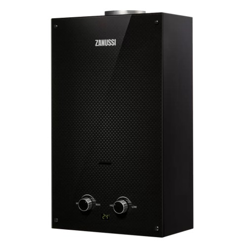 Газовый проточный водонагреватель Zanussi GWH 10 Fonte Glass Carbon