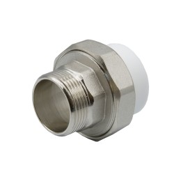 Муфта комб. разъемная НР 40х1 1/4" бел.